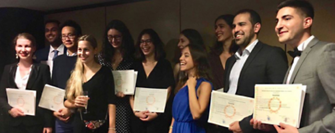 Photo de la remise des diplomes de la promotion 2018-2019